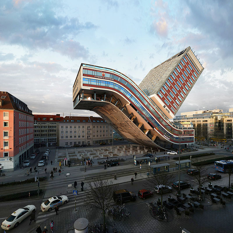 Illustration for article titled Whoa, Watch This Hotel in Munich Get Transformed in 88 Different Ways